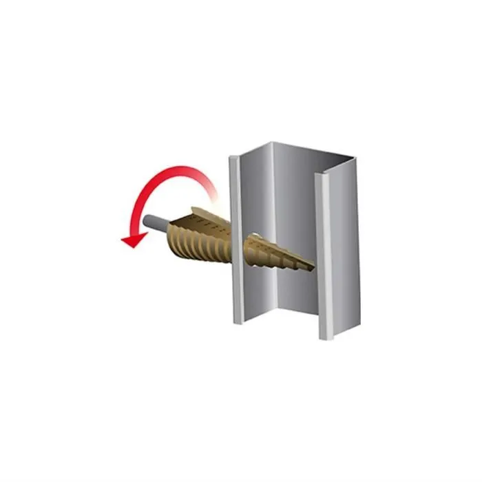 Fartools Broca Cónica ø4 a 32 mm - Taladro con Precisión de Diámetro 2 Fartools Broca Cónica ø4 a 32 mm - Taladro con Precisión de Diámetro 2