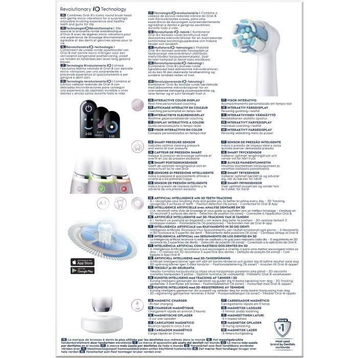 Cepillos de dientes - ORAL-B - Serie iO9s - Cuarzo Rosa (+1 recambio) - Eléctricos 5 Cepillos de dientes - ORAL-B - Serie iO9s - Cuarzo Rosa (+1 recambio) - Eléctricos 5