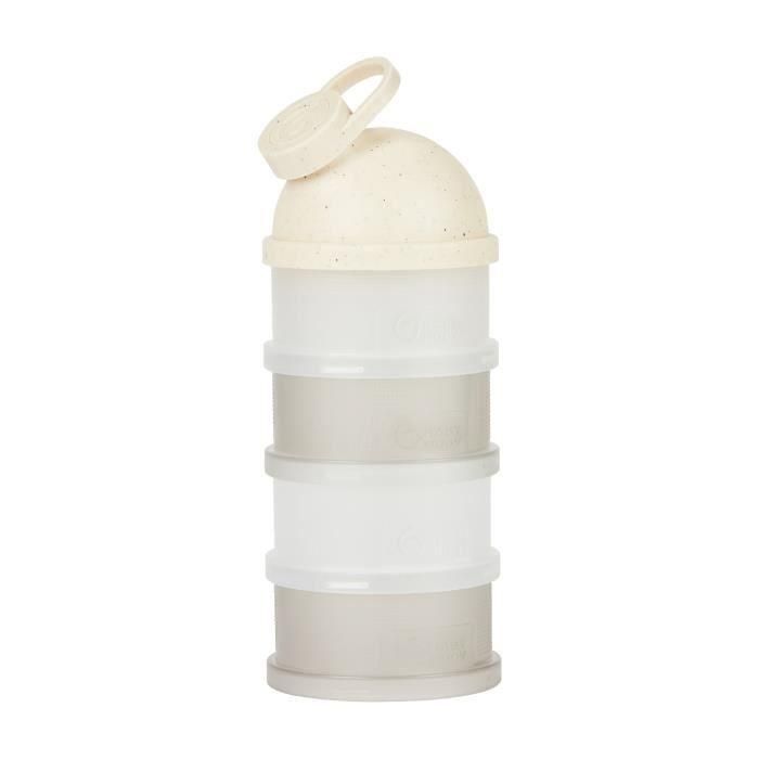 Babymoov BAB3661276188136 Babydose Cajas Medidoras de Leche en Polvo con Pico Vertedor Ergonómico, Beige