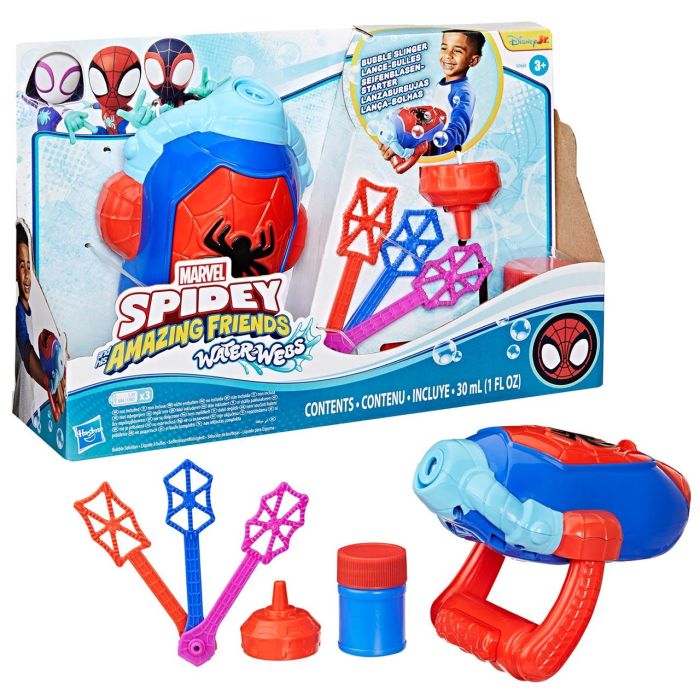 Spidey Water Webs Lanzaburbujas G0660 Marvel 0 Spidey Water Webs Lanzaburbujas G0660 Marvel 0
