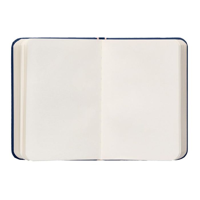 Cuaderno Con Gomilla Antartik Notes Tapa Dura A7 Hojas Lisas Azul Marino 80 Hojas 80 gr Fsc 7