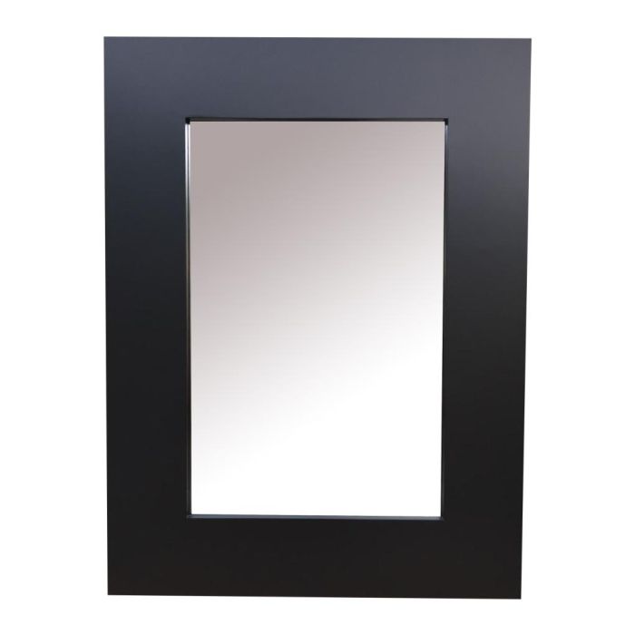 DKD Home Decor Espejo Oriental Negro, Colección Black Japanese, de MDF. Medidas: 86 cm Alto x 60 cm Ancho x 2.5 cm Profundidad