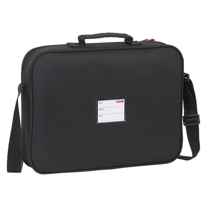 Cartera Escolar Atlético Madrid Negro (38 x 28 x 6 cm) 3 Cartera Escolar Atlético Madrid Negro (38 x 28 x 6 cm) 3