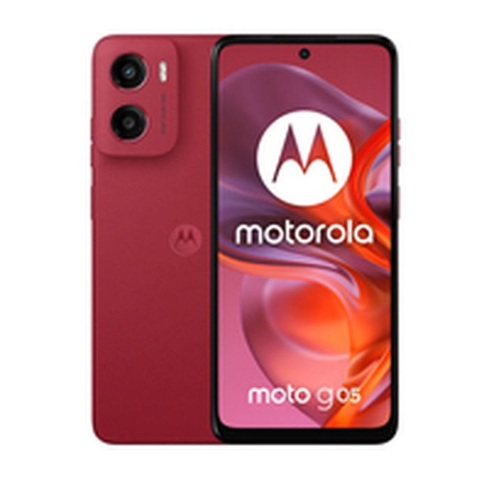 Motorola moto g05 Smartphone 6.67" 4G Android 15 Dual SIM 4GB RAM 256GB Almacenamiento Cámara 50MP Batería 5200mAh Rojo 1