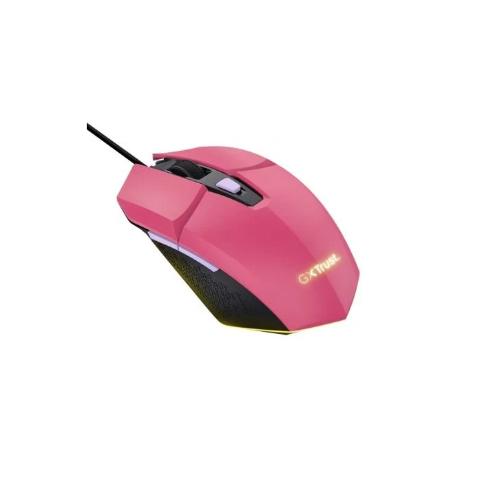Trust Gaming Ratón Gaming GXT 109 Felox 25068 Hasta 6400 DPI Rosa 1