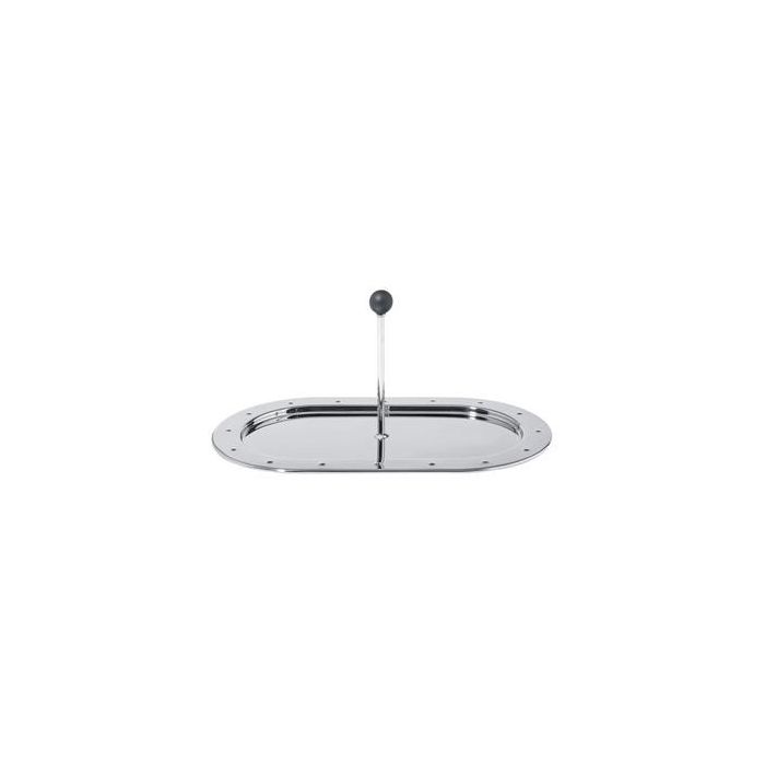 Alessi Bandeja para servir té en acero inoxidable 18/10 diseñada por Michael Graves Alessi Bandeja para servir té en acero inoxidable 18/10 diseñada por Michael Graves