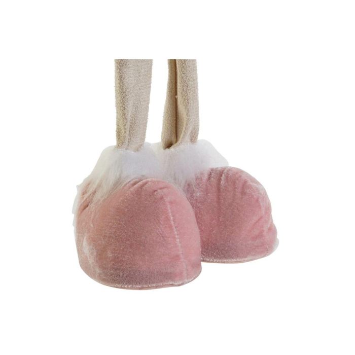 Figura DKD Home Decor Rosa Blanco 12 x 66 x 17 cm (2 Unidades) 1 Figura DKD Home Decor Rosa Blanco 12 x 66 x 17 cm (2 Unidades) 1
