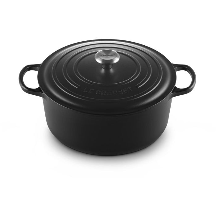 Le Creuset Bräter Signature redondo 30 cm negro 1 Le Creuset Bräter Signature redondo 30 cm negro 1