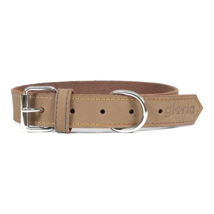 Gloria Collar Oasis de Piel Nobuck Blanco 50 cm x 21 mm para Perro, Doble Capa, Suave y Duradero Gloria Collar Oasis de Piel Nobuck Blanco 50 cm x 21 mm para Perro, Doble Capa, Suave y Duradero