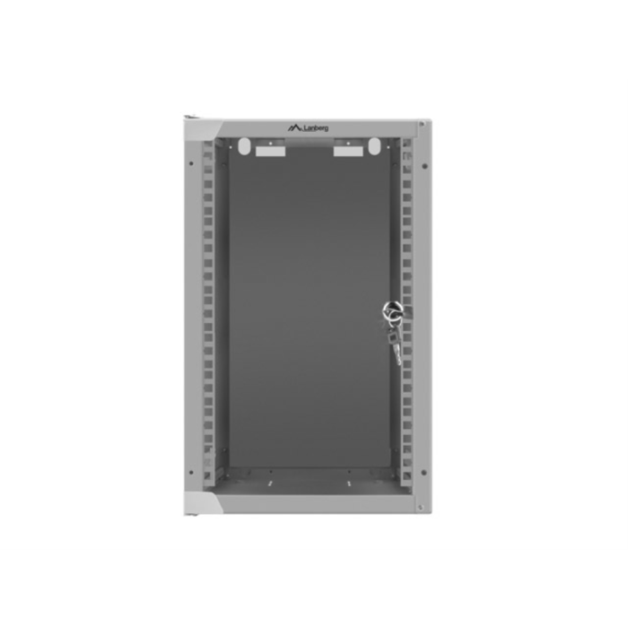 Lanberg Armario Rack 10 Pulgadas 9U 280x310 Gris Montaje Pared 4