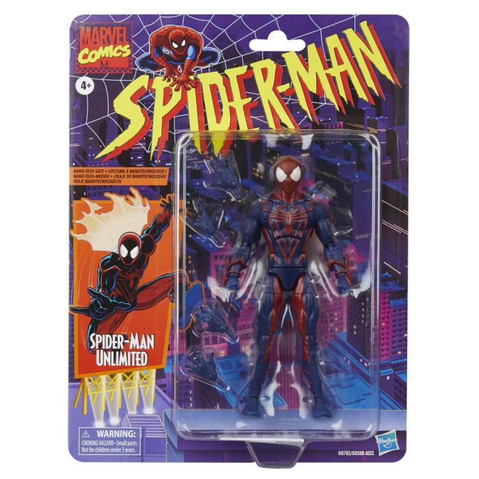 Hasbro G0785 Figura Spider-Man Unlimited Marvel Legends Serie Coleccionable - Articulada 15 cm - Marvel Comics Diseño Clásico 2 Hasbro G0785 Figura Spider-Man Unlimited Marvel Legends Serie Coleccionable - Articulada 15 cm - Marvel Comics Diseño Clásico 2