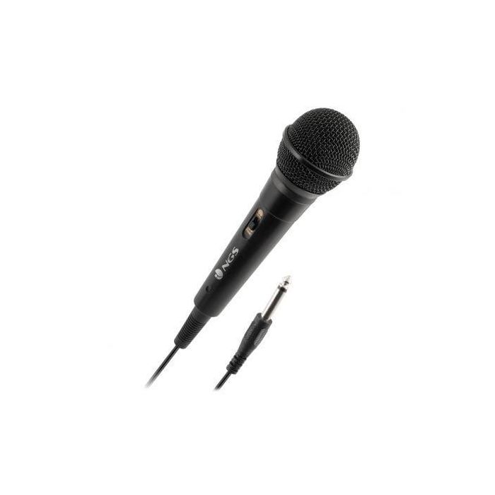 NGS SINGERFIRE Micrófono vocal Dinámico Singer Fire con cable 3m, botón ON/OFF, jack 6.3mm profesional para Karaoke, conferencias, actuaciones NGS SINGERFIRE Micrófono vocal Dinámico Singer Fire con cable 3m, botón ON/OFF, jack 6.3mm profesional para Karaoke, conferencias, actuaciones