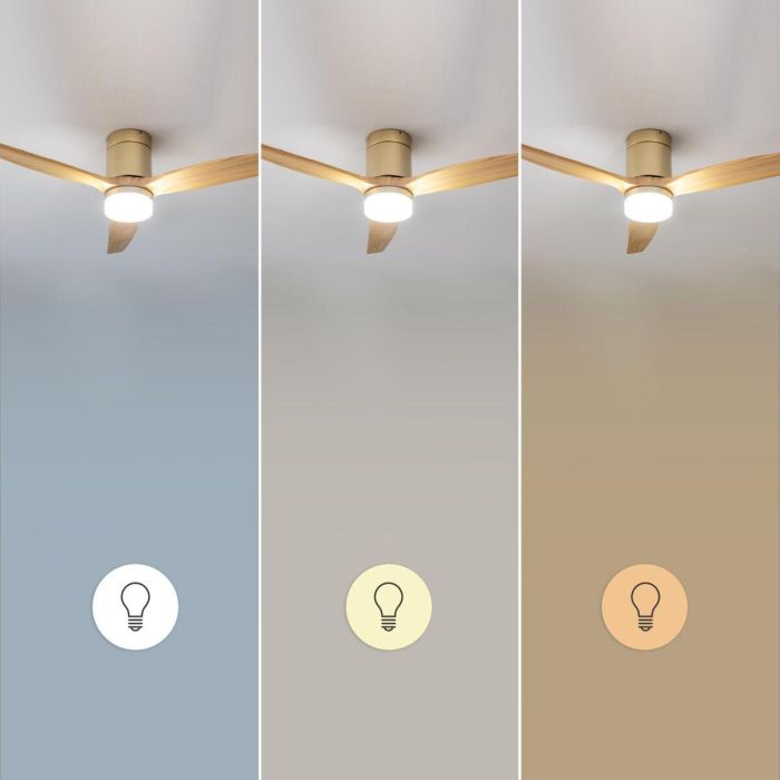 Ventilador de Techo con Luz Cecotec EnergySilence Aero 5600 18 W Dorado Madera 6 Ventilador de Techo con Luz Cecotec EnergySilence Aero 5600 18 W Dorado Madera 6