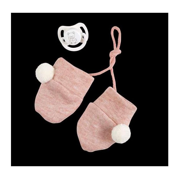 Muñecas Arias Muñeca Elegance 45 cm Zoe Rosa con Manoplas (Muñeco de Peso) 4