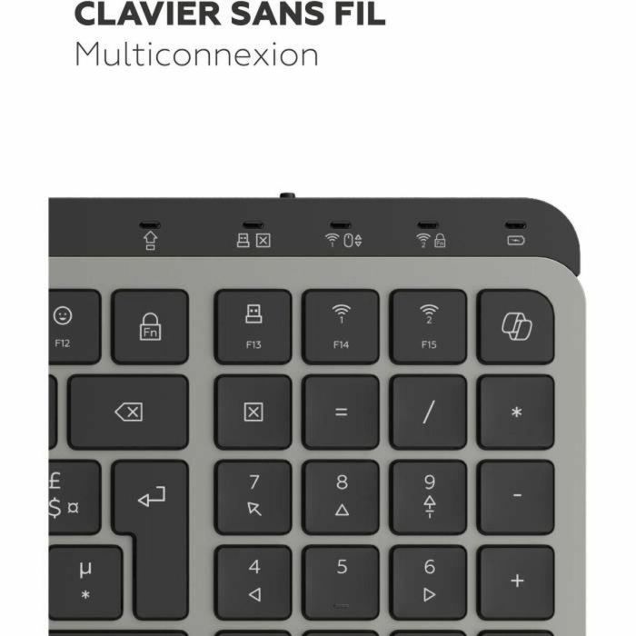 Teclado Mobility Lab KP450W Compact Negro Gris 12 Teclado Mobility Lab KP450W Compact Negro Gris 12