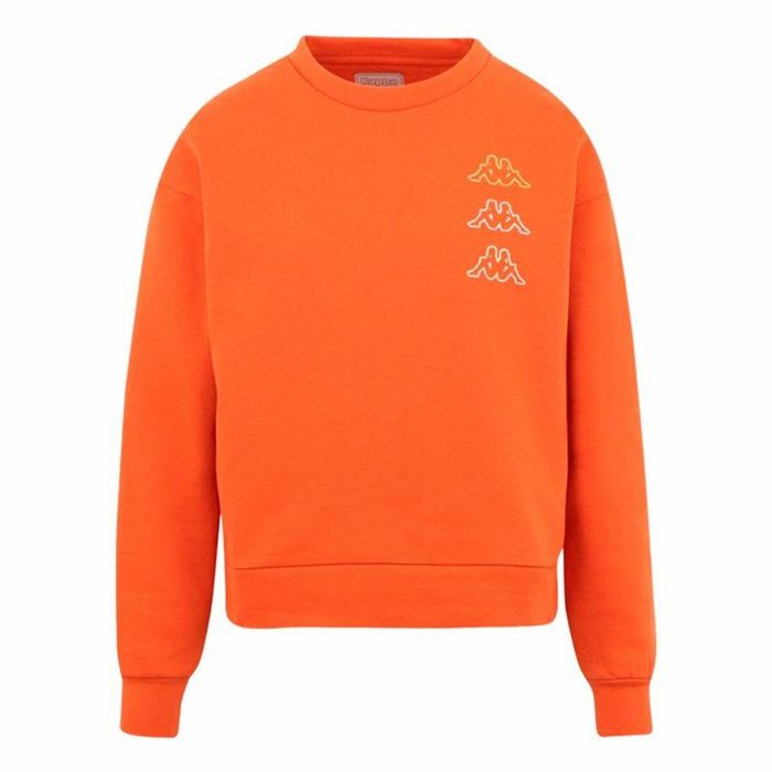 Sudadera sin Capucha Unisex Kappa Kifoli Naranja Oscuro 0 Sudadera sin Capucha Unisex Kappa Kifoli Naranja Oscuro 0