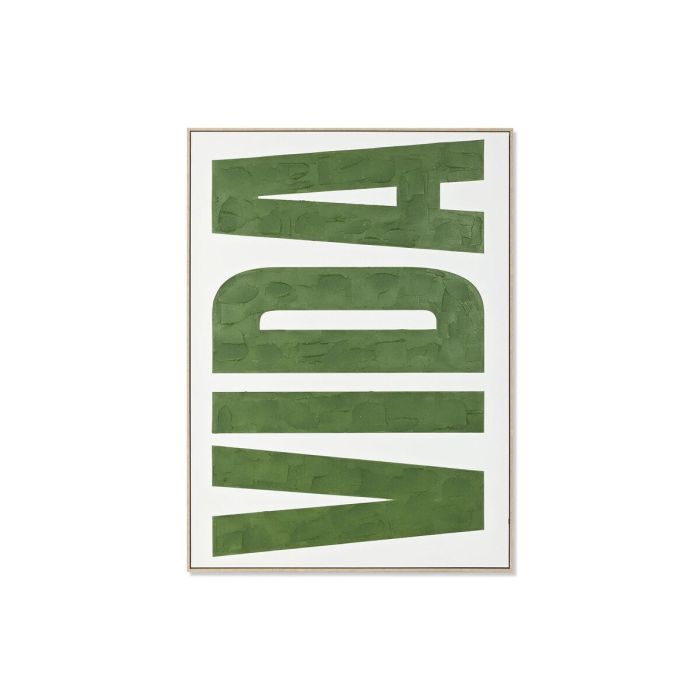 Cuadro Home ESPRIT VIDA Verde Beige Moderno 103 x 4,5 x 143 cm 0 Cuadro Home ESPRIT VIDA Verde Beige Moderno 103 x 4,5 x 143 cm 0