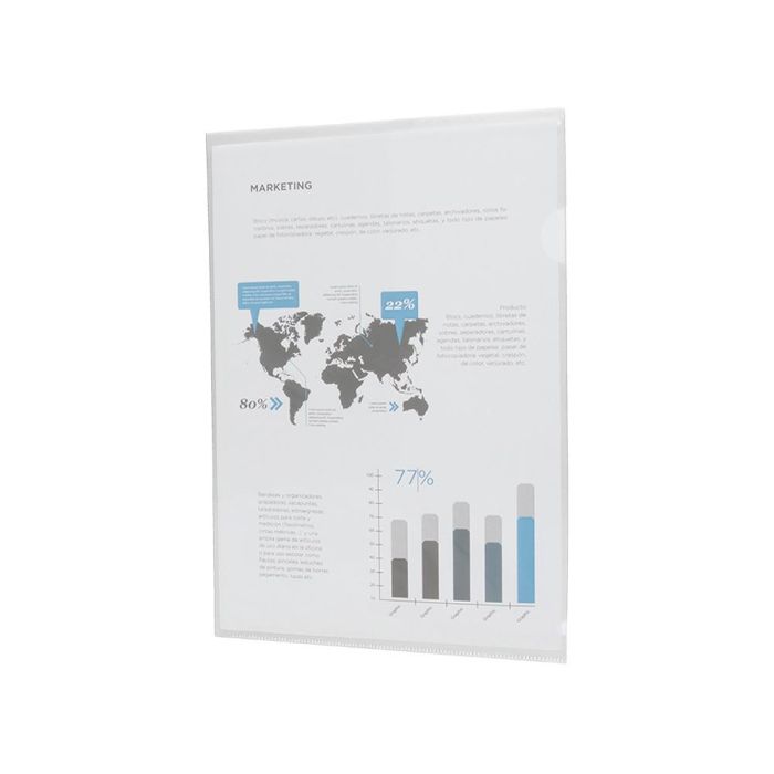 Carpeta Liderpapel Dossier Uñero 44004 Polipropileno Din A4 Incolora 20 Hojas 4 Carpeta Liderpapel Dossier Uñero 44004 Polipropileno Din A4 Incolora 20 Hojas 4