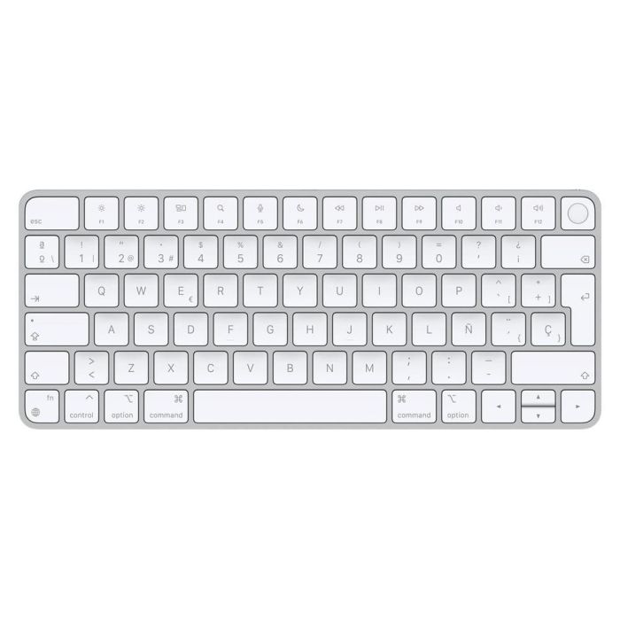 Apple Magic Keyboard con Touch ID para Mac con chip Apple (M1/M2) - Teclado inalámbrico Bluetooth en español