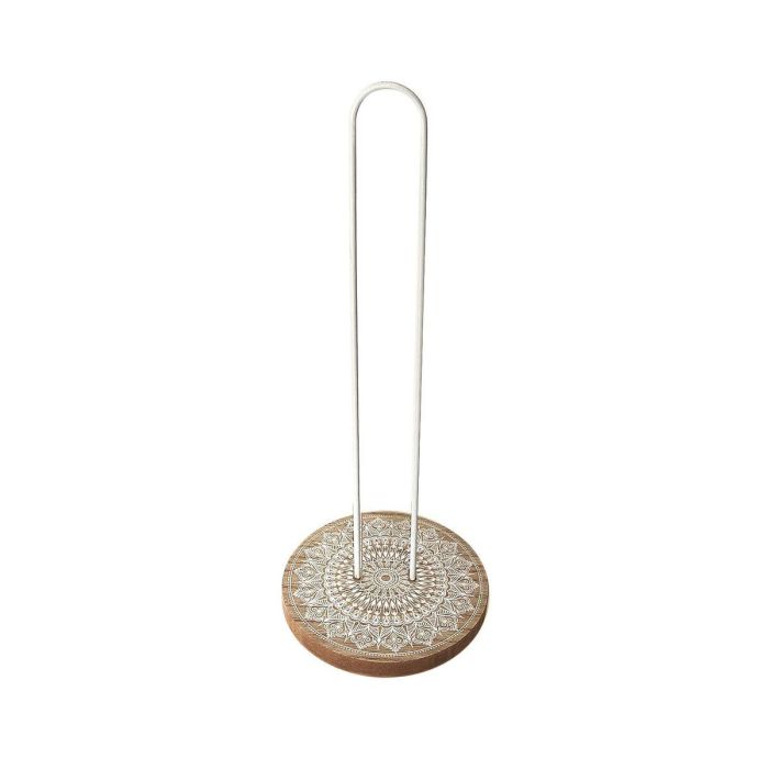 Portarrollo de Papel de Cocina Versa Mandala Metal Acero Madera MDF 13 x 31 x 13 cm Portarrollo de Papel de Cocina Versa Mandala Metal Acero Madera MDF 13 x 31 x 13 cm