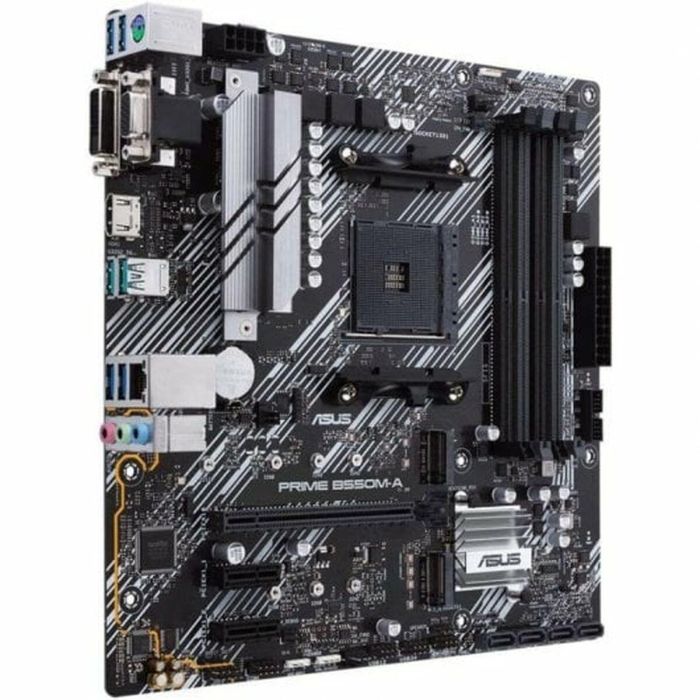 Asus 90MB14I0-M0EAYC Placa Base Prime B550M-A/CSM Micro ATX Socket AM4 para AMD Ryzen, PCIe 4.0, Dual M.2, USB 3.2, Aura Sync 3 Asus 90MB14I0-M0EAYC Placa Base Prime B550M-A/CSM Micro ATX Socket AM4 para AMD Ryzen, PCIe 4.0, Dual M.2, USB 3.2, Aura Sync 3