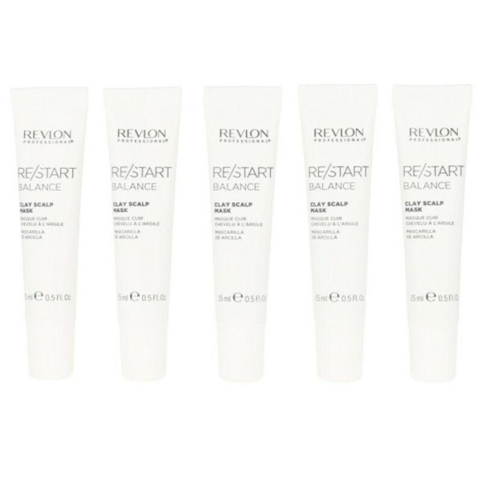 Revlon Restart Balance Mascarilla Capilar de Arcilla para Cuero Cabelludo 10 x 15 ml
