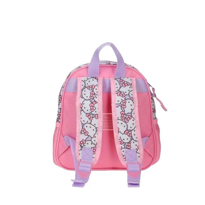 Mochila Escolar Hello Kitty My Favourite Bow Rosa 2