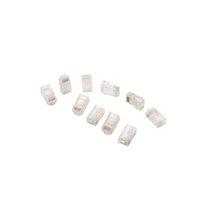 Aisens Conector RJ45 Cat.6 UTP 8 Hilos AWG24 para Cable de Red (10 Unidades)