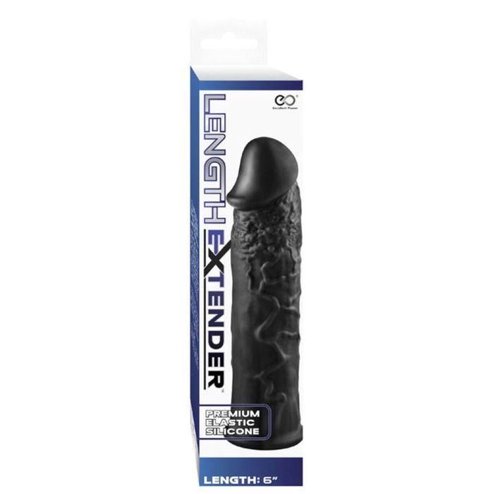 Funda para pene NMC Length extender Negro Ø 5 cm 1 Funda para pene NMC Length extender Negro Ø 5 cm 1