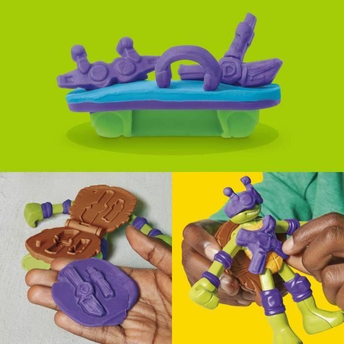 Hasbro Estación de Mutación Tortugas Ninja Mutantes Adolescentes Play-Doh Set de Arcilla para Modelar Manualidades Niños 4+ 2