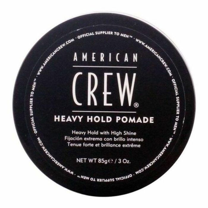 American Crew Heavy Hold Pomade 85g - Fijación extrema y brillo intenso, fácil de lavar American Crew Heavy Hold Pomade 85g - Fijación extrema y brillo intenso, fácil de lavar