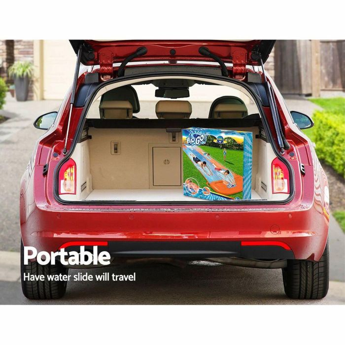 Bestway Pista Deslizante Triple 488x207,5 cm +3 Años Jardin 52329 6