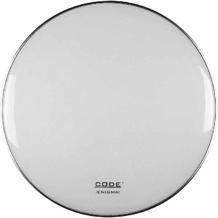 Parche Bombo Code Resonante 22" Enigma Blanco 1 Parche Bombo Code Resonante 22" Enigma Blanco 1