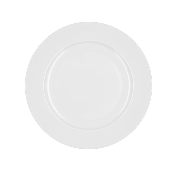 Bidasoa Plato Llano Porcelana Glacial Ala Ancha 25 cm, Blanco - Set 6 Unidades, Profesional Hostelería, Apto Lavavajillas y Microondas 0 Bidasoa Plato Llano Porcelana Glacial Ala Ancha 25 cm, Blanco - Set 6 Unidades, Profesional Hostelería, Apto Lavavajillas y Microondas 0