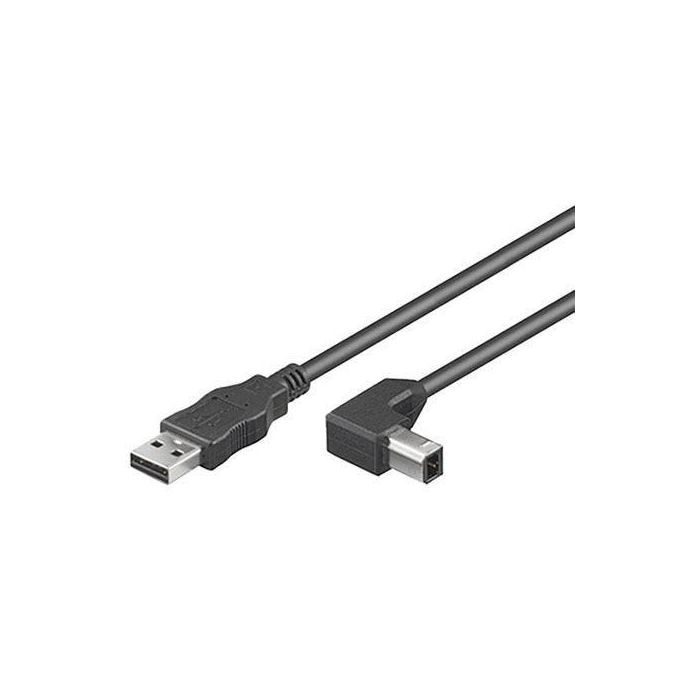 MicroConnect Cable USB 2.0 A-B, 1m para Impresora/Escáner, Conexión Dispositivos Externos, Velocidad 0.48 Gbit/s