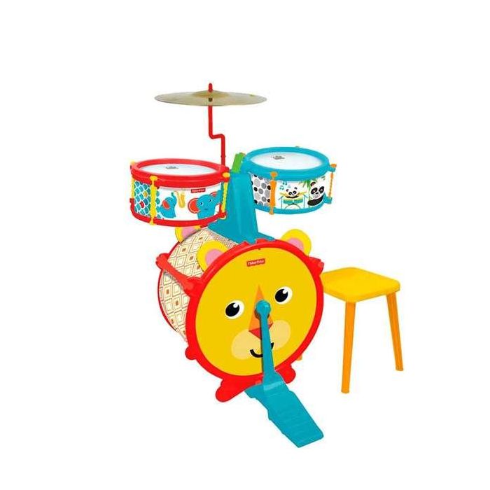 Bateria sencilla fisher price con banqueta 55x38x36 cm Bateria sencilla fisher price con banqueta 55x38x36 cm