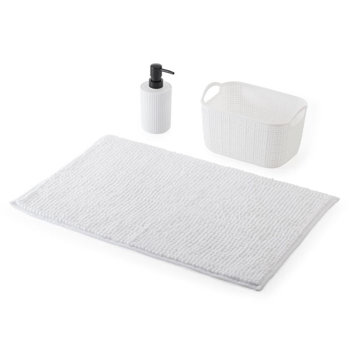 Set 3Pzs Baño Blanco Berilo 23x14x18cm (Set de 12) 2 Set 3Pzs Baño Blanco Berilo 23x14x18cm (Set de 12) 2