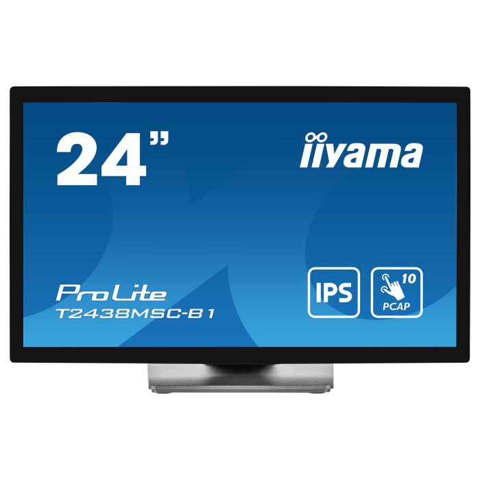 iiyama T2438MSC-B1 Monitor Táctil 23.8 Pulgadas Full HD LED HDMI DP USB Negro 1