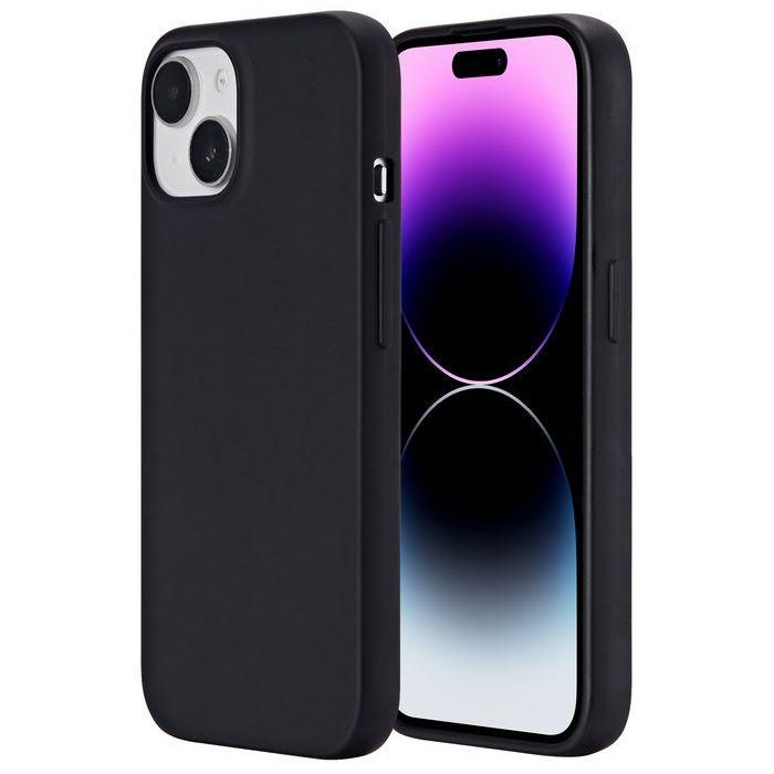 eSTUFF Funda TPU INFINITE VIENNA para iPhone 15 Negra - 100% Plástico Reciclado, Protección Anticaída y Arañazos 6