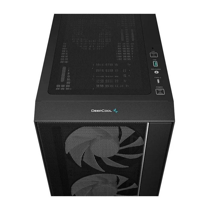 Deepcool MATREXX 55 Mesh V4 C Midi Tower Schwarz Negro ATX, Micro ATX, Mini-ITX para Juego con Ventana Lateral y Panel de Vidrio Templado 2