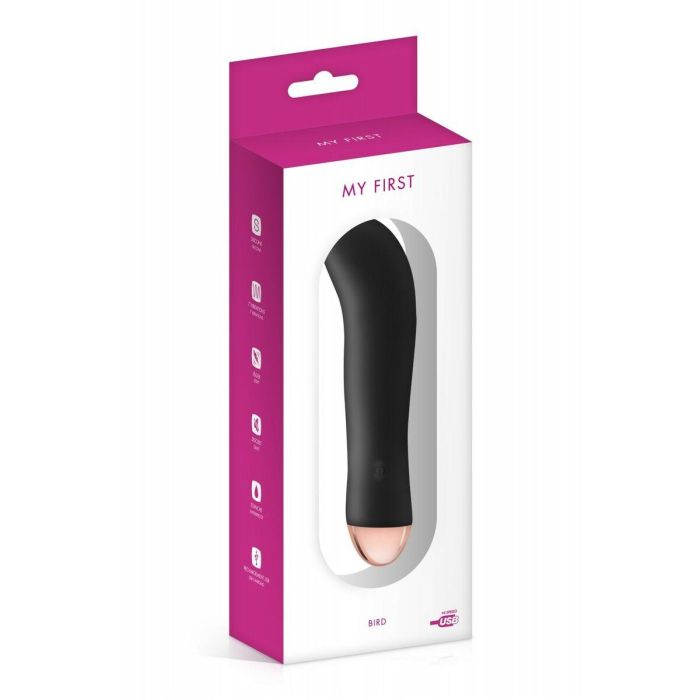 Vibrador de Punto G My First Negro Silicona 2