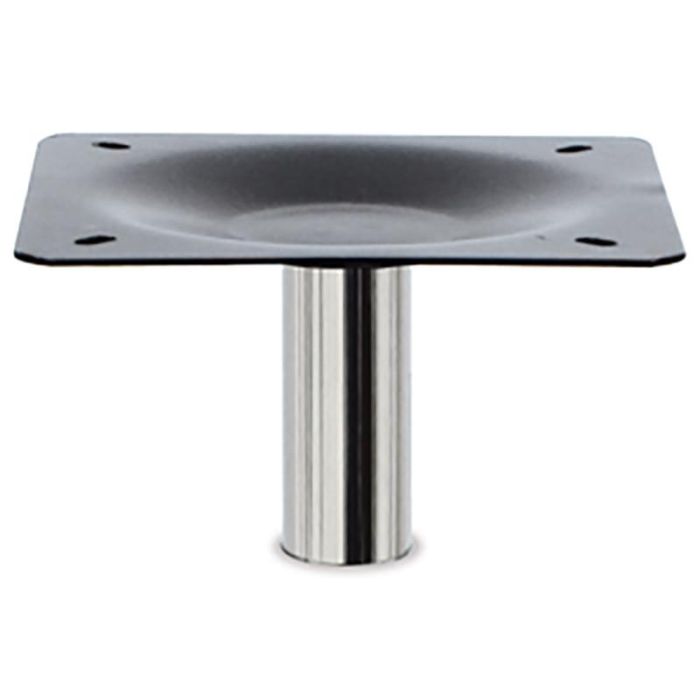Q&Q Columna Ø50 con Placa, Htotal 155, Solo Para Bases Begga e Iza