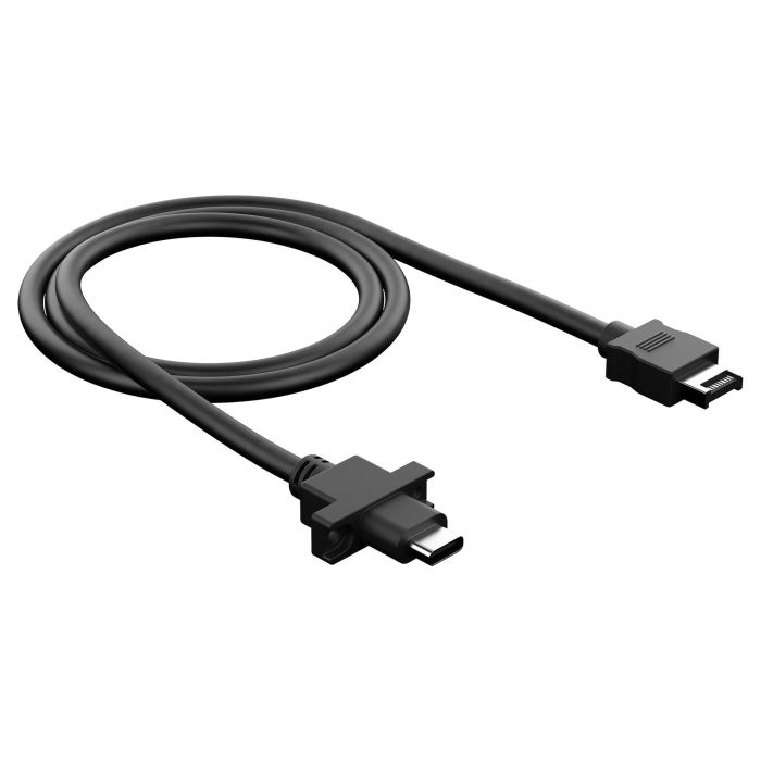 Fractal Design FD-A-USBC-001 Cable USB-C Macho a Macho 10Gbps 67cm Negro