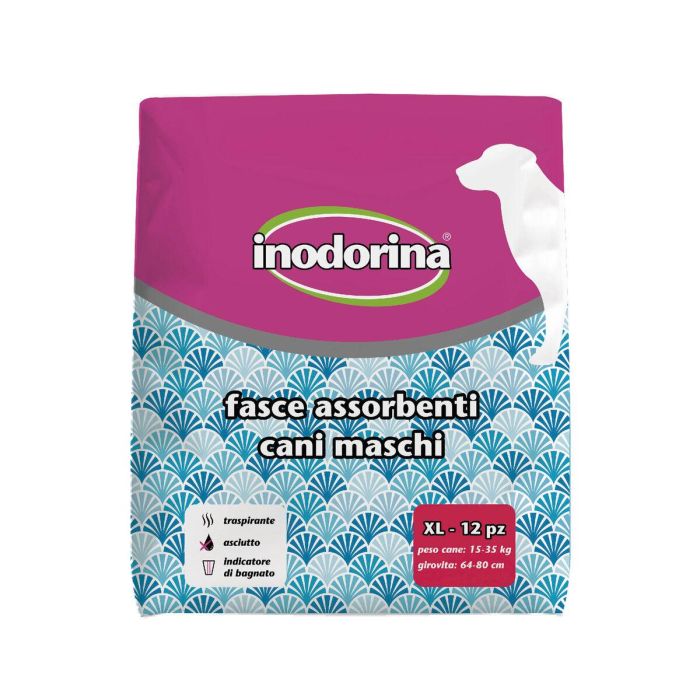 Inodorina Pañal Absorbente Machos XL 12 Piezas Inodorina Pañal Absorbente Machos XL 12 Piezas