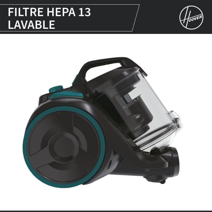 Aspirador de Bidón Sin Bolsa - CANDY CAF34HM - 800 W - Casete 2,5 L - 79 dBA - Filtro HEPA 13 Lavable 2 Aspirador de Bidón Sin Bolsa - CANDY CAF34HM - 800 W - Casete 2,5 L - 79 dBA - Filtro HEPA 13 Lavable 2