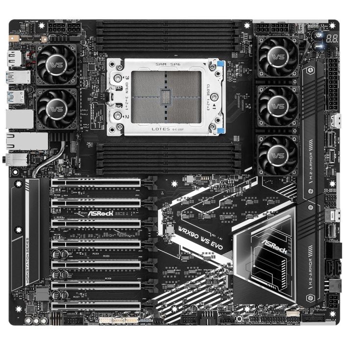ASRock WRX90 WS EVO (WRX90) Placa Base 1 ASRock WRX90 WS EVO (WRX90) Placa Base 1