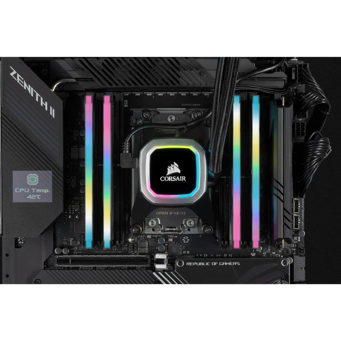 Corsair Vengeance RGB PRO 32GB (2x16GB) DDR4 3200MHz CL16 Memoria RAM Kit para PC/servidor, Negro 3