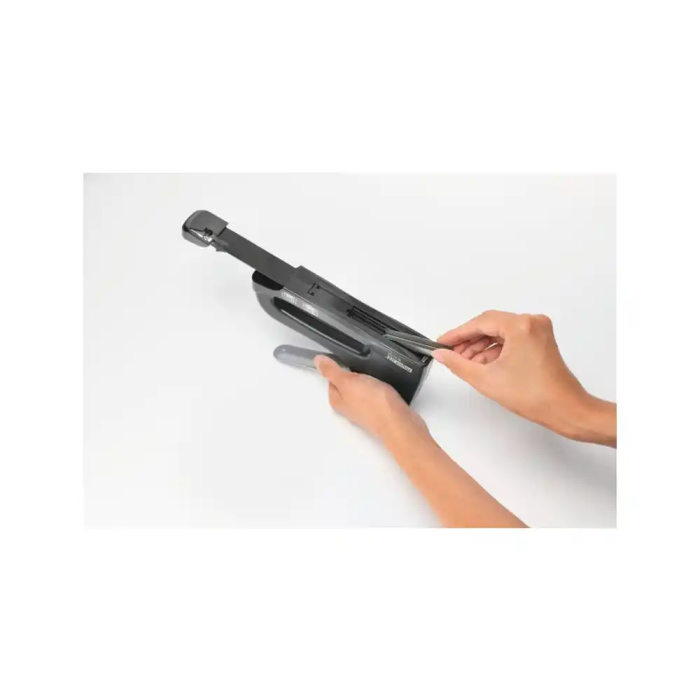 Rapid Grapadora Clavadora Ecológica Negra 100% Plástico Reciclado, Utiliza Grapas Nº 13 y Nº 53 para Bricolaje y DIY 1