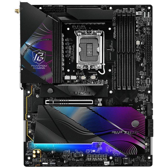 ASRock Placa Base Z890 Riptide Wifi 90-MXBPB0-A0UAYZ Intel LGA 1851 DDR5 ATX 2