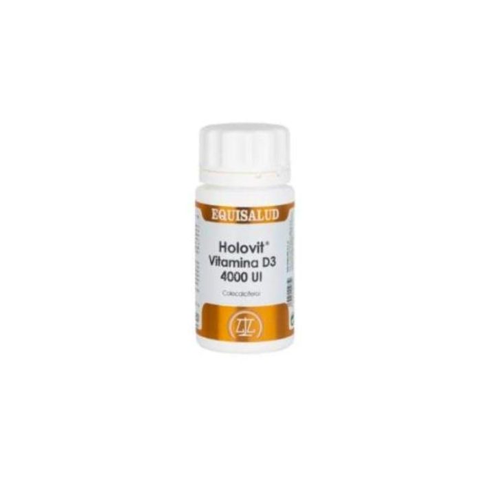 Holovit Vitamina D3 4000 UI 50 Perlas - Contribuye Huesos, Dientes y Sistema Inmunitario